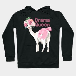 Cute Llama Lovers Design - Drama Queen Hoodie